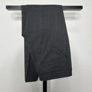 NWOT BRITISH KHAKI Plaid Dress Pants - Zipper Pockets - 6 - Mid-Rise -Office